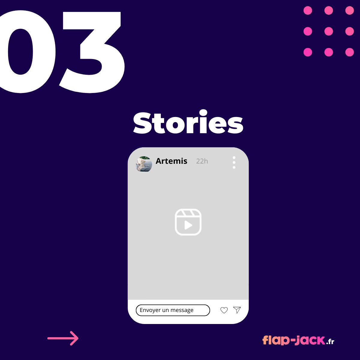 flapjackagency's tweet photo. Le format que tu devrais prendre sur les réseaux sociaux dépend vraiment de ce que t'as envie de partager 📸, de qui tu veux toucher 👥, et des plateformes que tu utilises 🌐. Voici quelques formats qui marchent bien sur les différents réseaux sociaux 🚀 https://t.co/Wf28DIH8FK