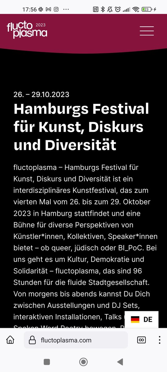Unser <a href="/fluctoplasma/">fluctoplasma</a> Programm ist endlich online!!!!

#antirassismus #festival