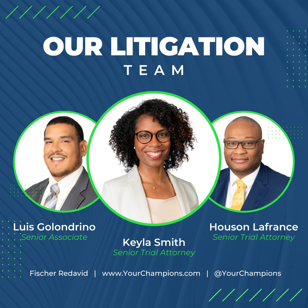 OnJusticePod's tweet photo. Our dynamic litigation team! With a whopping 20+ years of collective expertise, they've notched up numerous trial triumphs and amassed millions in client recoveries.

#YourChampions #YourChampionLawyers #WinningTrialLawyers #JusticeChampions #TrialVictory #LegalTitans https://t.co/MriXvk3v5K