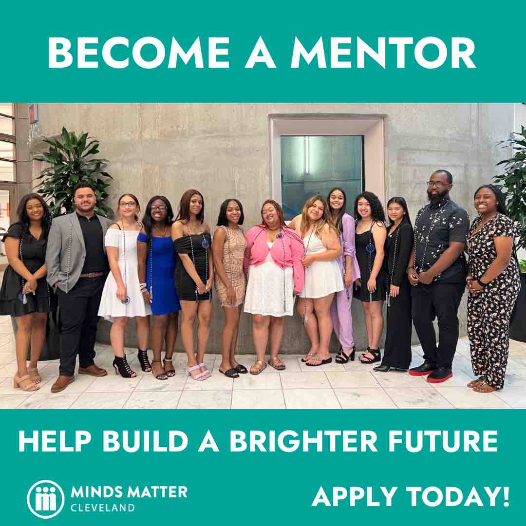 Education opens doors and transforms lives. Are you passionate about making a positive impact? Join Minds Matter Cleveland as a volunteer and help students achieve their dreams. Together, we can build a brighter future, one student at a time. Visit MindsMatterCleveland.org!