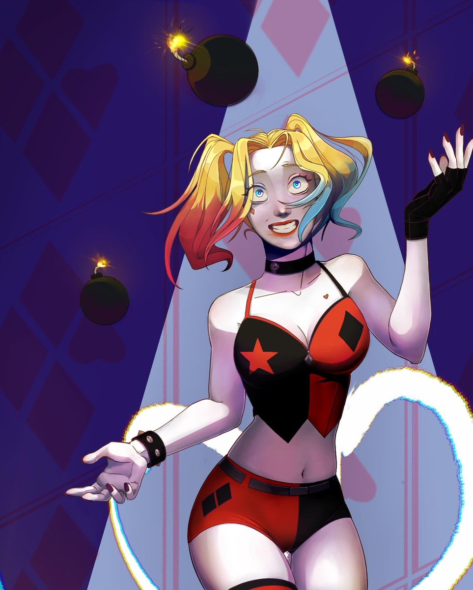 noicedraws's tweet photo. I forgot to share finished version!! (°ロ°) !

#HarleyQuinn #fanart https://t.co/SGQFDiG3rs