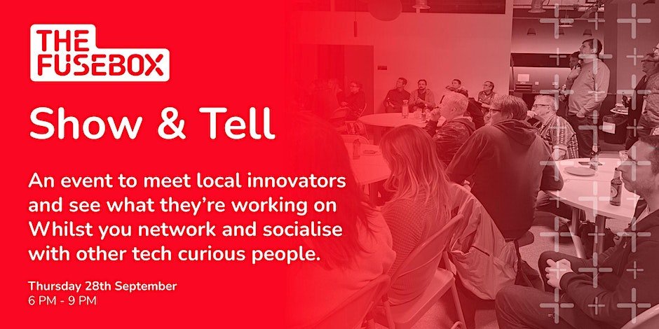 Want to meet the best local innovators in town? 🤖 Tech curiosities at the ready - Show & Tell returns! You're invited to join us for another exceptional evening of discoveries. 📅 28/09 📍 The FuseBox, New England House, Brighton ⏰ 6-8PM eventbrite.co.uk/e/fusebox-show… #events