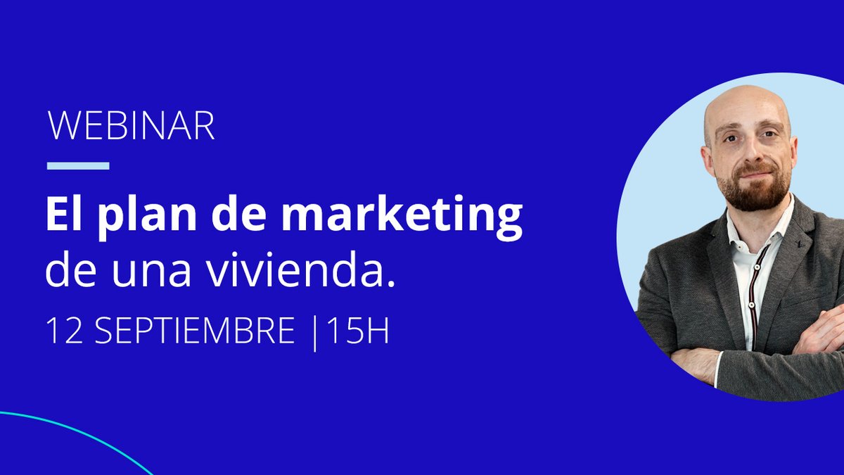 ¿Qué es un plan de marketing de una vivienda? El próximo 12 de septiembre, aprende de la mano de <a href="/IsmaelKardoudi/">Ismael Kardoudi</a>  a elaborar un plan completo, actual y diferenciado para cada vivienda y superar las expectativas del propietario. Además, estrenamos nuevo horario. ¡Te esperamos!