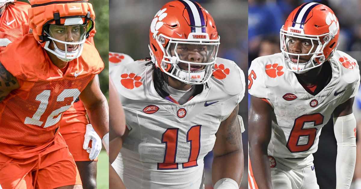 Instant impact: Freshman trio primed to contribute this fall Heading into Clemson’s home opener, these rookies have already set themselves apart. 📚Story: clemsonsportstalk.com/s/9616/instant…