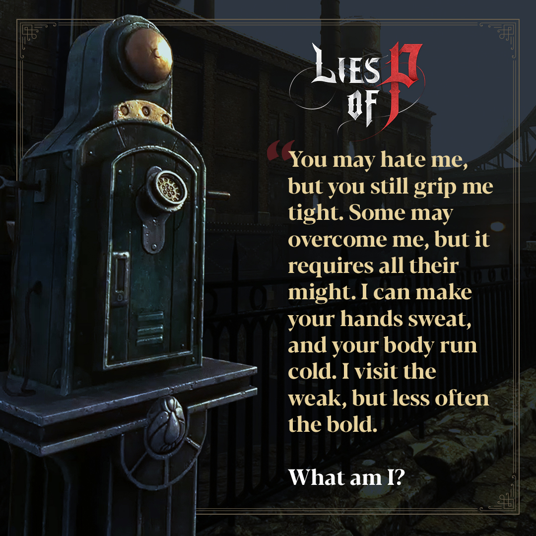 Lies of P: All Riddles and Their Answers