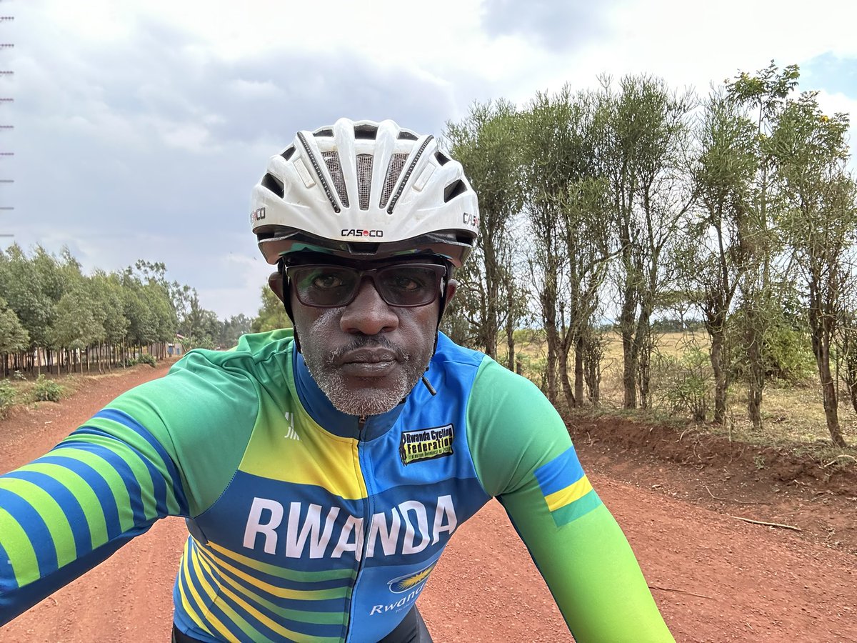 My ride today: a century ride. Kigali to home village and back. 
#StayStrongStayHealthy 
#Cycling 🚴🏾