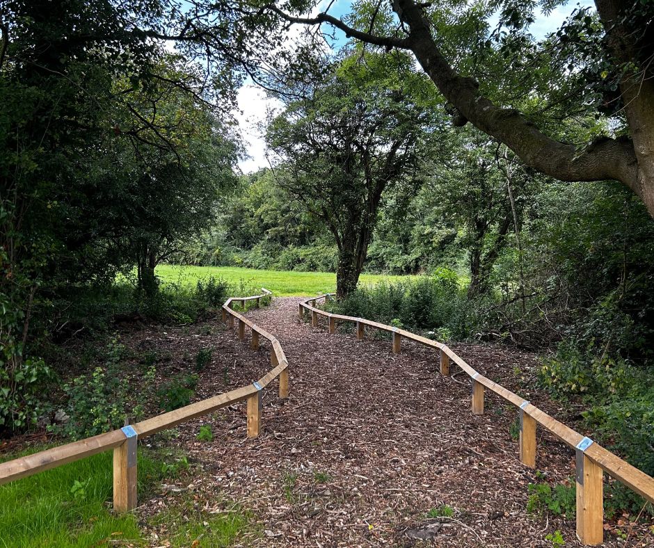 Our landscaping team have been busy this summer maintaining and improving MK's parks🌳

In #PeartreeBridge, a new path has been created to connect two areas of parkland and provide a circular walking route.

Nearby the Triceratops sculpture has also had a makeover! 🎨