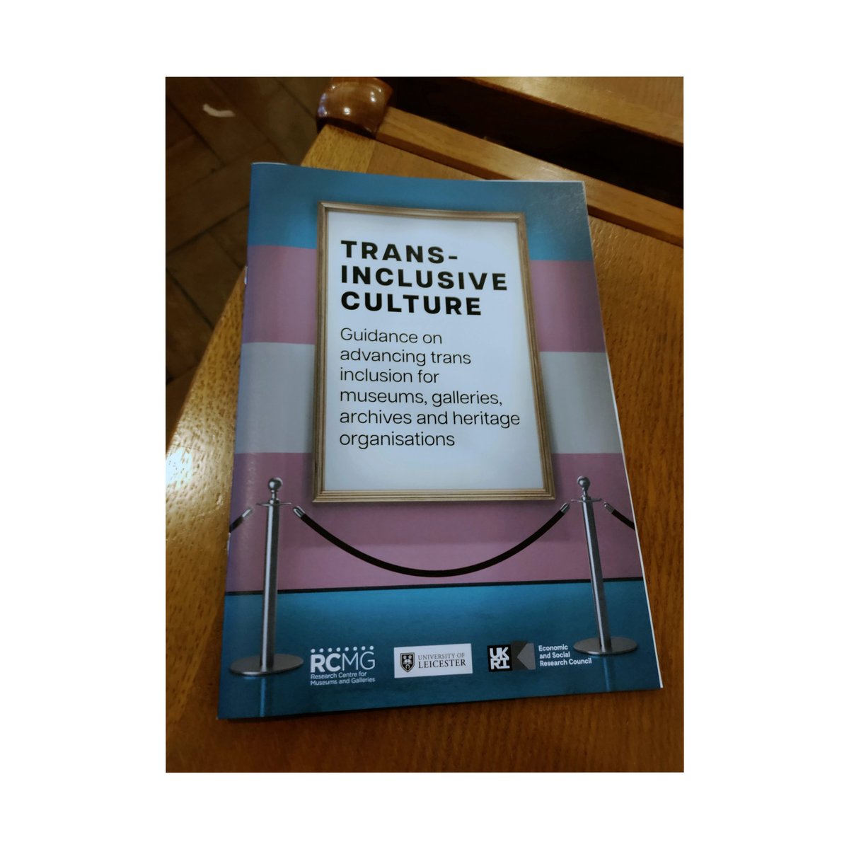 "If we believe cultural spaces are places with social agency, lets prove it". 
Very glad to have been invited to attend the launch of Trans-Inclusive Culture: Guidance on advancing trans inclusion for museums, galleries, archives and heritage organisation ❤️🏳️‍⚧️