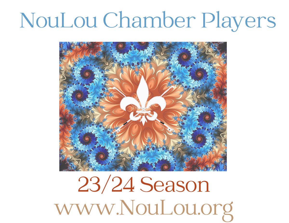 NouLouCP's tweet photo. This 23/24 NouLou Season features a kaleidoscope of unique chamber music ensembles, displaying a range of instruments &amp; voices from duets to chamber orchestra!

Tickets: https://t.co/vx6nAhpDwy

#noulou #noulouchamberplayers
#music #louisville #kentucky https://t.co/fnrctjcn1c