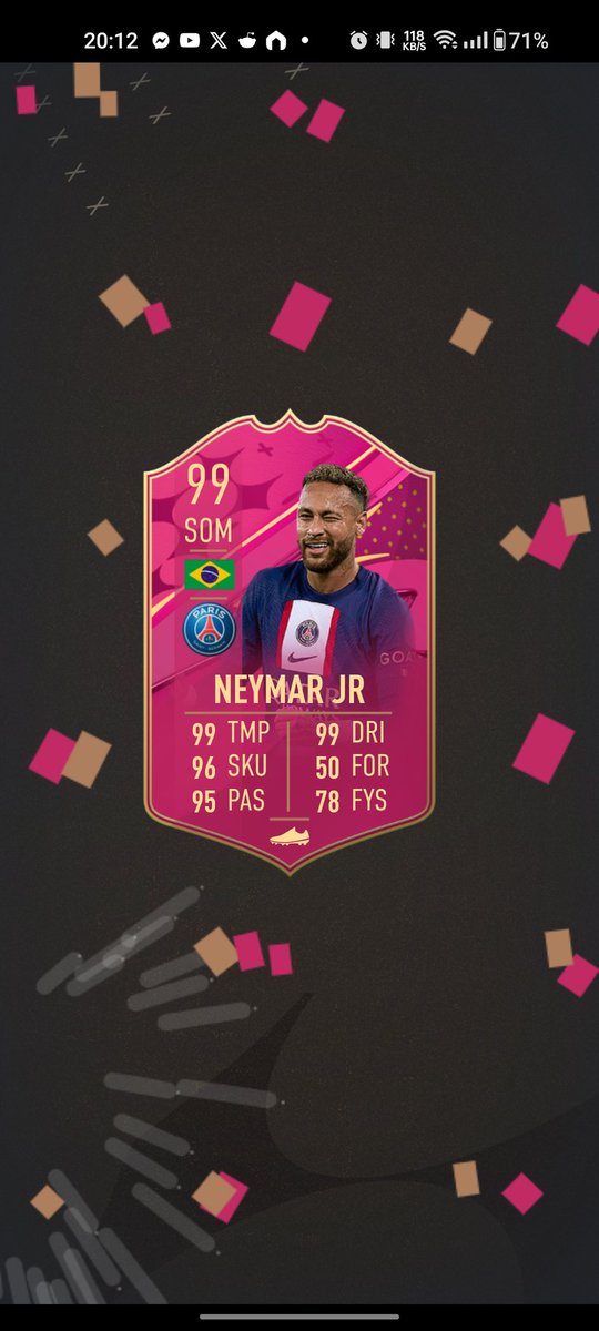 ToreTuen's tweet photo. @AuzioMF Nothing special but then I did some 85x10 and got Neymar, Ronaldo and Lucio. Crazy day. https://t.co/q6gSnJn9WV