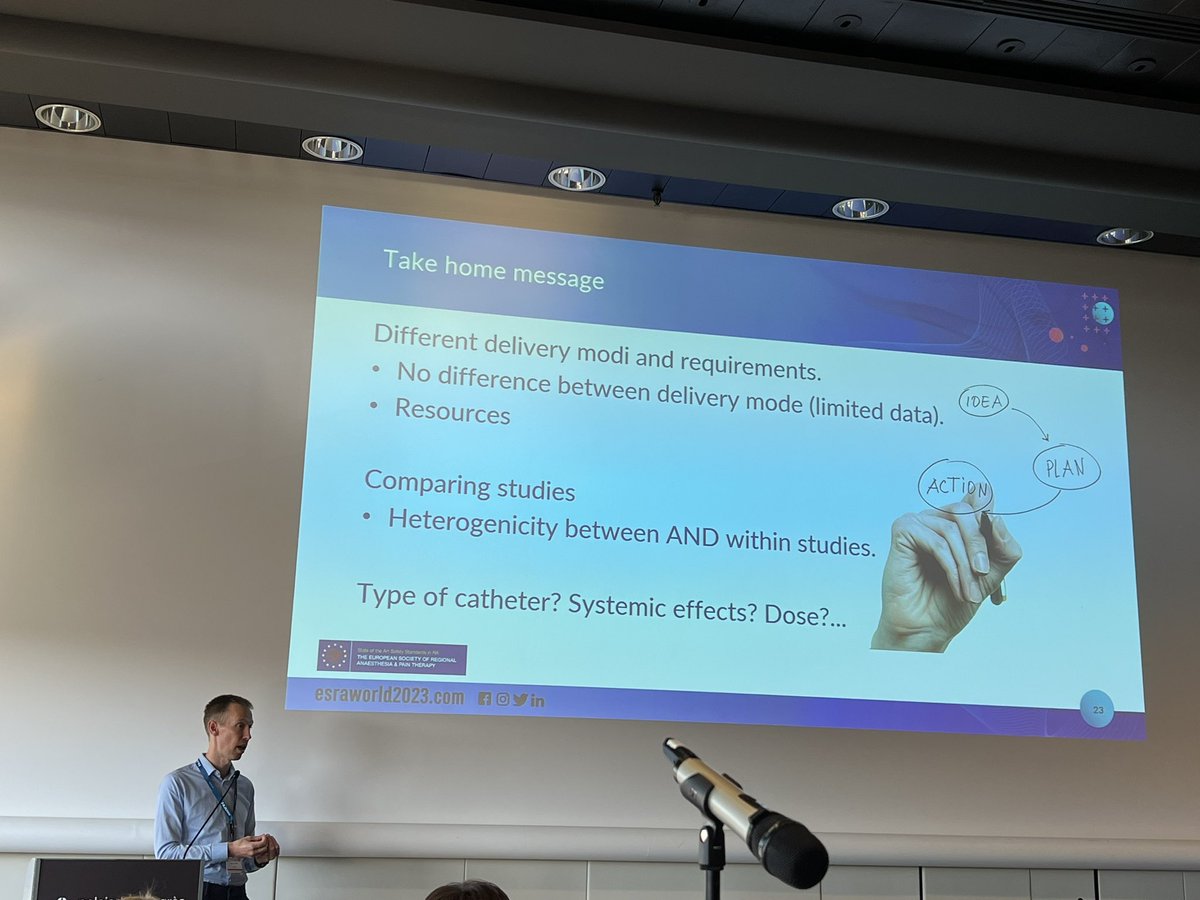 Steve Coppens (@steve_coppens) on Twitter photo #ESRAWorld2023 Nice 😊overview on delivery of LA for fascial plane blocks. PIEB vs continuous infusions. No conclusions, heterogeneity... <a href="/Danny_Hoogma/">Danny Hoogma</a> <a href="/ESRA_Society/">ESRA | European Society of Regional Anaesthesia</a> <a href="/ASRA_Society/">ASRA Pain Medicine</a> #ESRAWorld2023 Nice 😊overview on delivery of LA for fascial plane blocks. PIEB vs continuous infusions. No conclusions, heterogeneity... <a href="/Danny_Hoogma/">Danny Hoogma</a> <a href="/ESRA_Society/">ESRA | European Society of Regional Anaesthesia</a> <a href="/ASRA_Society/">ASRA Pain Medicine</a>