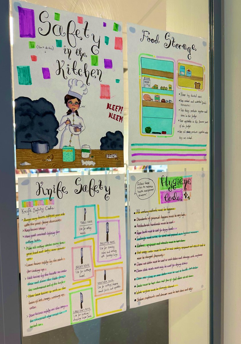 S1 safety in the kitchen homework task by Daisy ⭐️ amazing effort, well done 👏🏼 <a href="/BoclairHE/">BoclairHomeEconomics</a> @BoclairAcademy