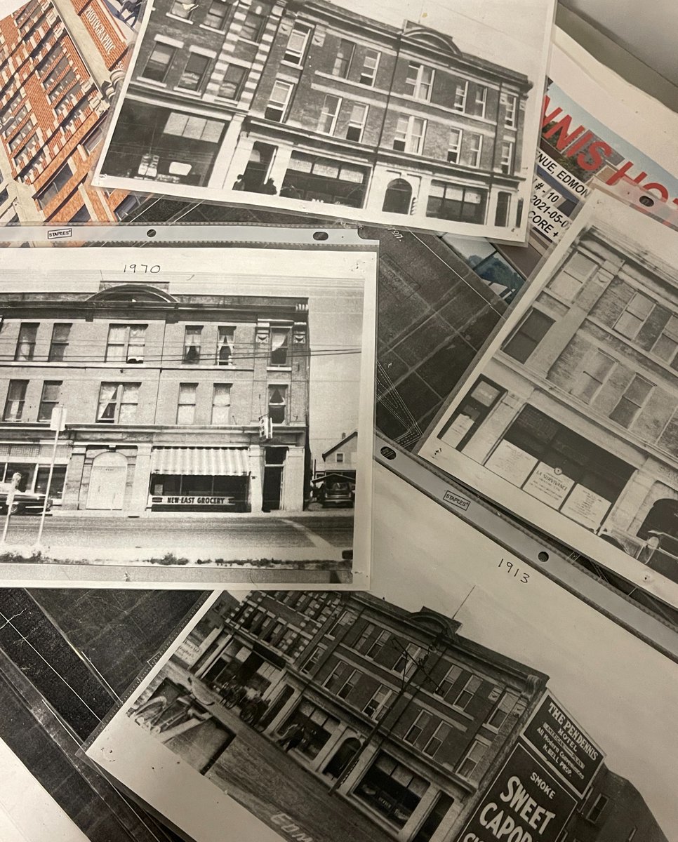 From its early beginnings as an unassuming boarding shack on the east end of Jasper Ave, the Pendennis Building quickly rose to become a prominent fixture in the cultural, social &amp; commercial development of downtown #Edmonton. Want to learn more? Visit  pendennisbuilding.com