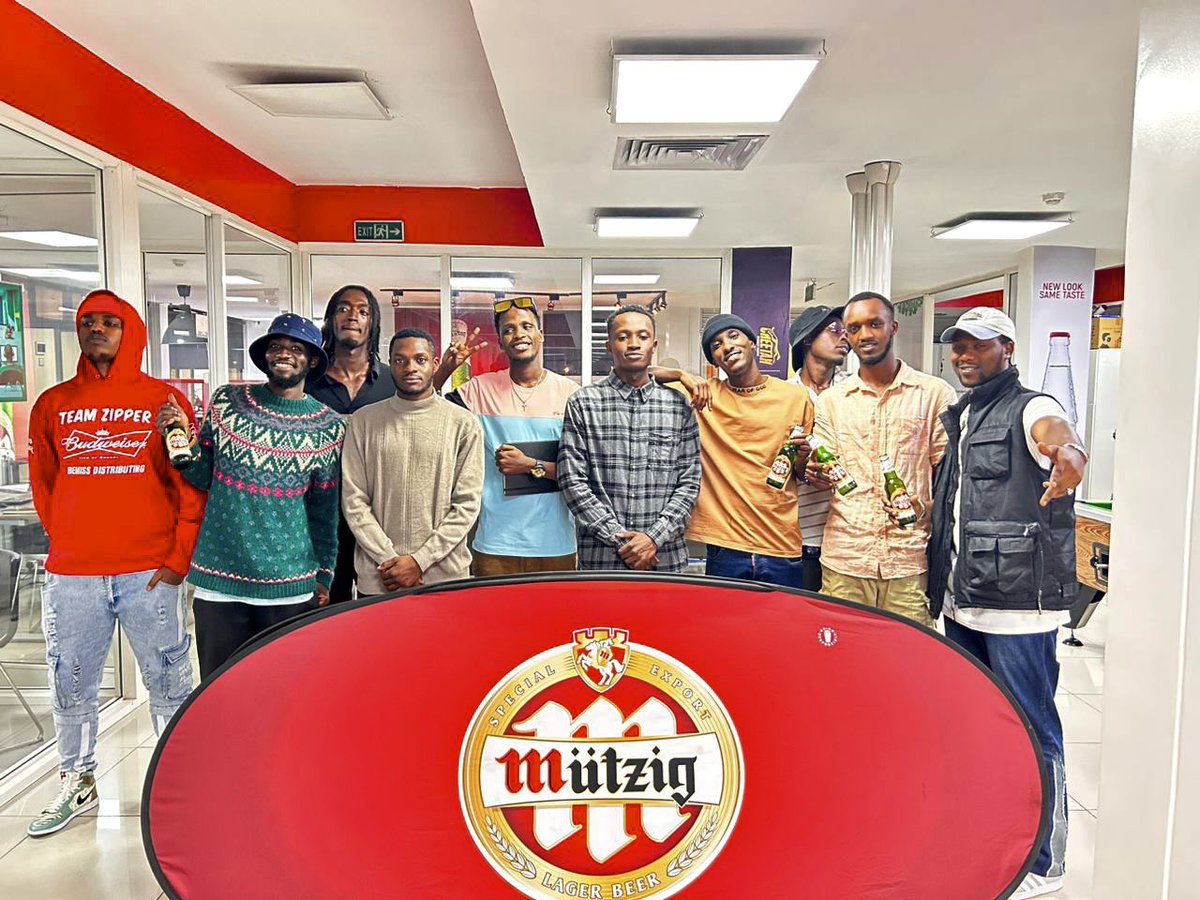 Rgconsultinc's tweet photo. Today was an exciting day as the top 10 of #Mutzig #Amabeats meet with @MutzigRwanda’s Senior and Junior Brand Managers ahead of the Semi-Finals on September 16th at KCT! Don’t miss out! 🔥Entry 5k. Tickets available at https://t.co/B297kuS4gI 🕺 https://t.co/zhh8hDHpZ4