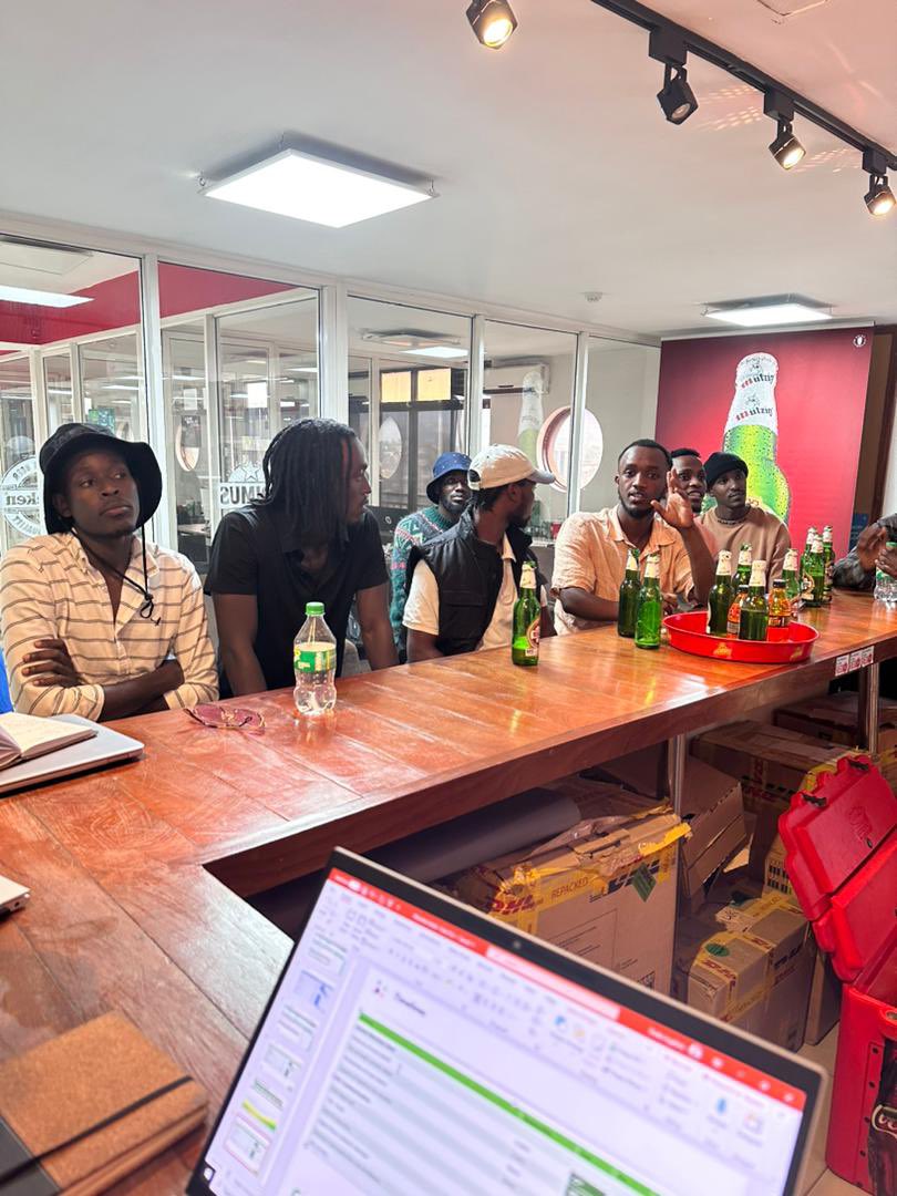 Rgconsultinc's tweet photo. Today was an exciting day as the top 10 of #Mutzig #Amabeats meet with @MutzigRwanda’s Senior and Junior Brand Managers ahead of the Semi-Finals on September 16th at KCT! Don’t miss out! 🔥Entry 5k. Tickets available at https://t.co/B297kuS4gI 🕺 https://t.co/zhh8hDHpZ4