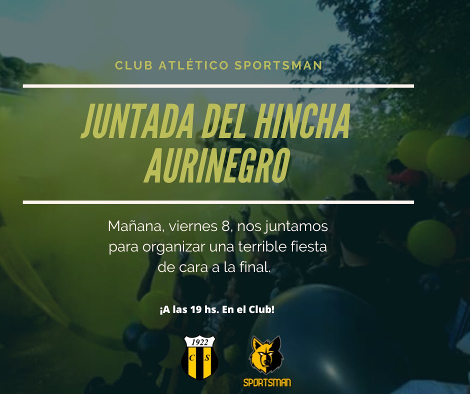 El barrio La Estación de fiesta. 

Con la idea de organizar una linda movida y que el
Bosque explote el domingo, para apoyar a este grupo de pibes que nos da la posibilidad de jugar una final en casa. 
¡Sumanate a la juntada del hincha AuriNegro!