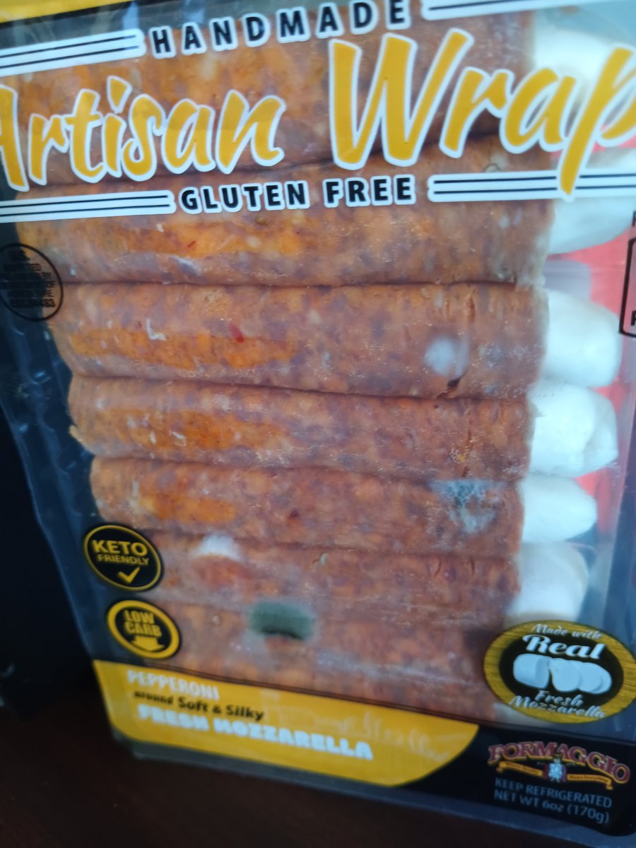 oddfact's tweet image. Brand new package of cheese from @FormaggioICS purchased a few days ago @Walmart .  Supposed to be mold free for another month.  Check your packages people!