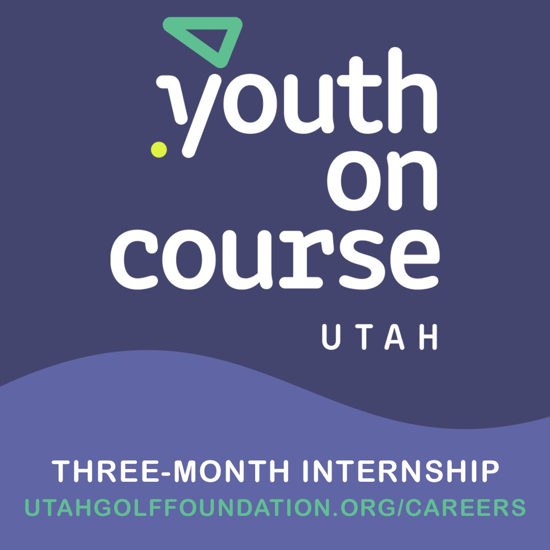 The Utah Golf Foundation is hiring a three-month intern to help grow and develop Youth on Course Utah. ⛳️ View the job description and apply today at utahgolffoundation.org/careers.