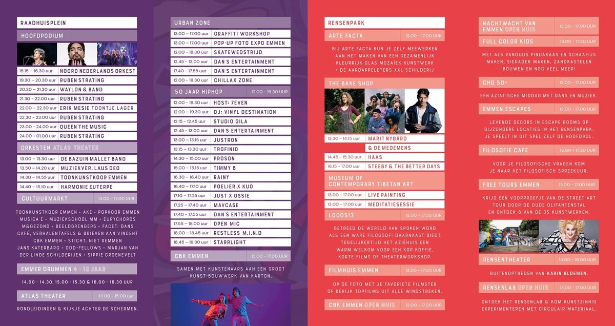 Leoniepluyter's tweet image. Kom jij aanstaande zaterdag samen met ons de opening van het culturele seizoen in Emmen tijdens Uitfestival Emmen vieren? 🎉 Om 13.00 uur barst het feest los op alle locaties. Jij komt toch ook? 🧡 Vind het volledige schema op onze website 👉🏻 uitfestivalemmen.nl/programma-2023