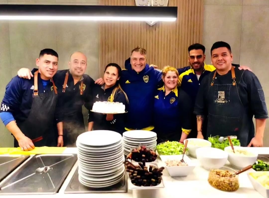 MonroigDiego's tweet image. Los encargados de cocina de #Boca y un gesto para los 60 de #Blas #Giunta