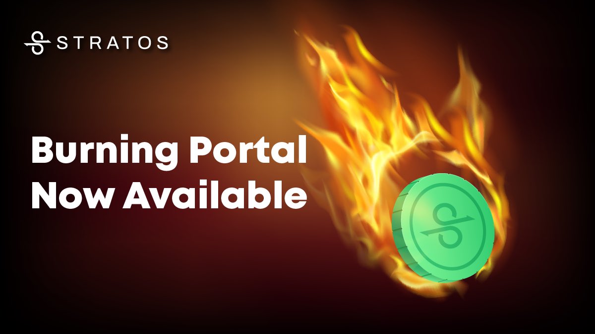 Stratos_Network's tweet photo. 🔥 The Burning Portal is OPEN until September 13th! 🔥 Calling all $STOS holders: It's time to unleash the fire and burn your ERC-20 STOS token on the Ethereum mainnet! 🚀Hurry,  ignite the excitement here: https://t.co/9l1dBLPxoj

#Stratos #Stratosmainnet #crypto #web3 #ETH https://t.co/VTmx58N1C0