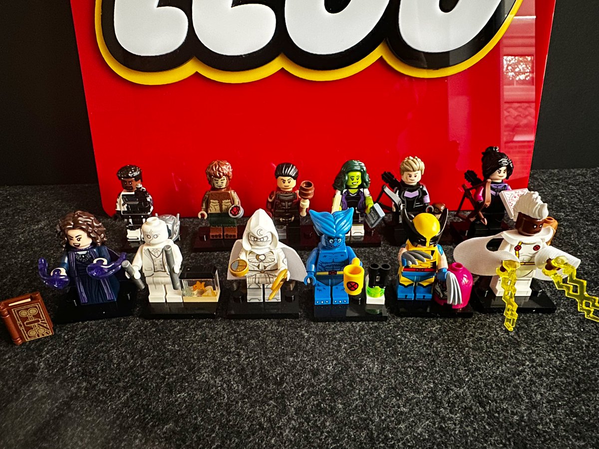 PamBahia1's tweet image. The @LEGO_Group Marvel Mini-figures Series 2 (71039) 😍

And we have them all 🙌🏽 

Now to collect doubles for me 😏 

#LEGO #LEGOBuilds #LEGOMinifigures #LEGOCMF #LEGOMarvel #MarvelStudios 
#AFOL #AFOLPamBuilds