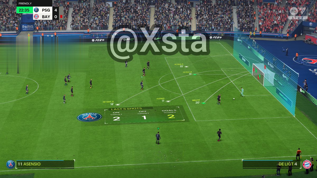 Xsta_YT's tweet photo. NEW Match Stats Gameplay in EA SPORTS FC 24!✅

⭐New Closed Beta Gameplay You Missed - https://t.co/Civ8v2Jh5f

#EAFC24 #FC24 https://t.co/guelmhGZ8H