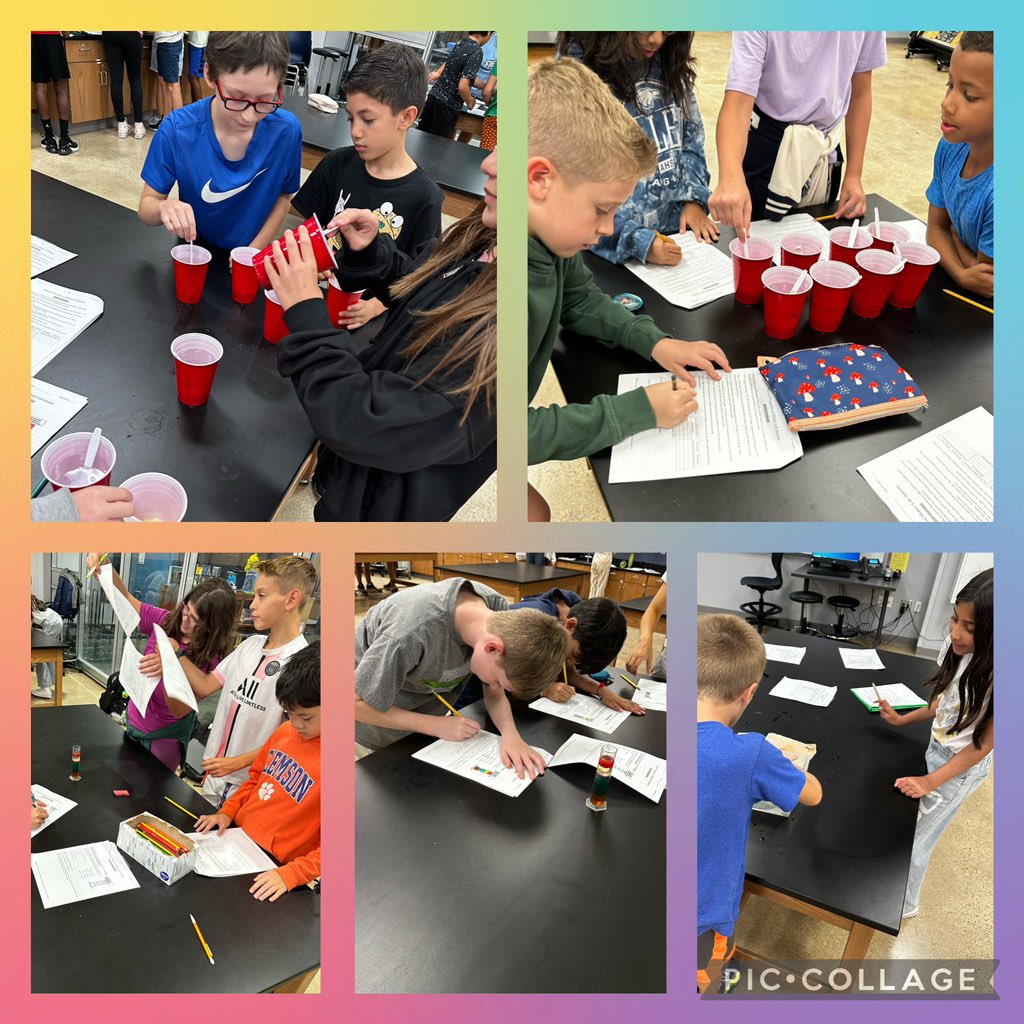 We've been working through Properties of Matter! Solutions, mixtures, magnetism, and more! <a href="/MarionMavericks/">Marion Mavericks</a>