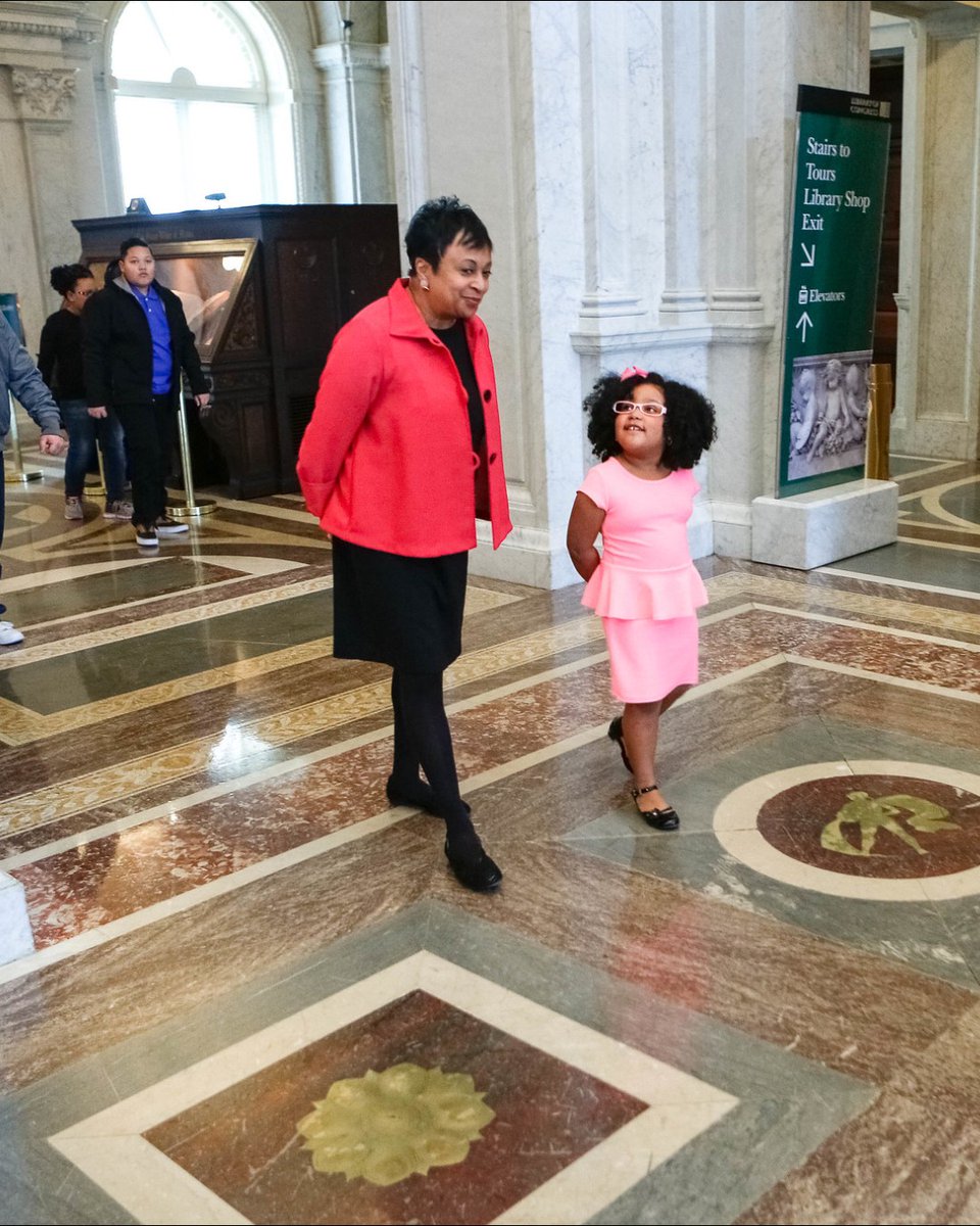 librarycongress's tweet photo. This is a @LibnOfCongress Dr. Carla D. Hayden appreciation post. That's it, that's the post.

Photos by Shawn Miller/Library of Congress https://t.co/7ax3dCdQ5z