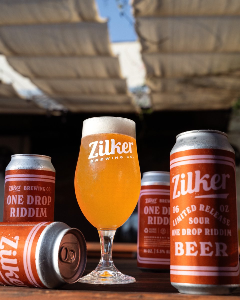 ZilkerBeer's tweet photo. One Drop Riddim // Sour 5.5%  
a tropical collab w our pals over @ Canje 🫶 Punchy, tart sour tropical fruit like guava, passionfruit, mango &amp; key lime. It’s velvety, crisp &amp; light bodied.

Now available on tap &amp; 4PKS to-go! #onedropriddim #sourbeer #beercollab #canjeatx https://t.co/Iqu6ZE49Uc