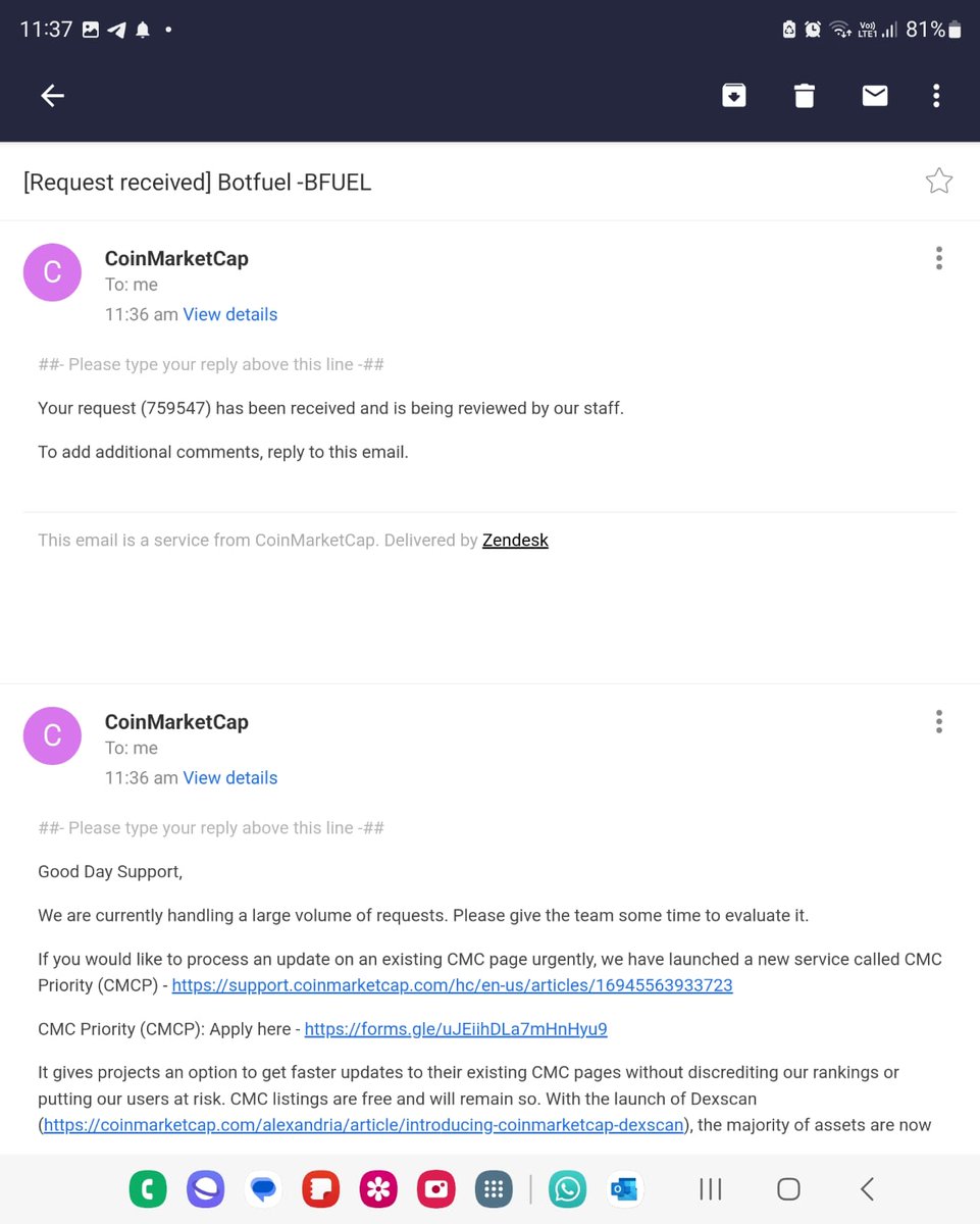 We are not going back and we are serious about our project..
Coinmarketcap listing has been submitted...
# To Infinity and beyond