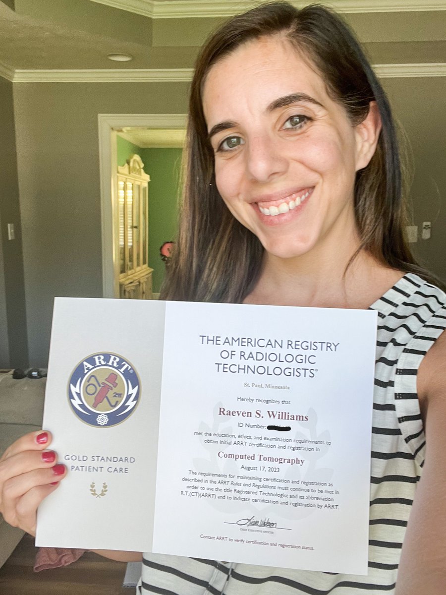 ThomasHealthPro's tweet photo. The Thomas Institute of Health Professions wants to Congratulate Raeven S. Williams of Alabama on passing her ARRT CT registry!! 

To register: https://t.co/fmtpgUATcp

#CTCourses #MRCourses #ARRT #ASRT #ThomasInstituteofHealthProfessions #ThomasHealthProfessions #PassCTExam https://t.co/2D3oPGCfEF