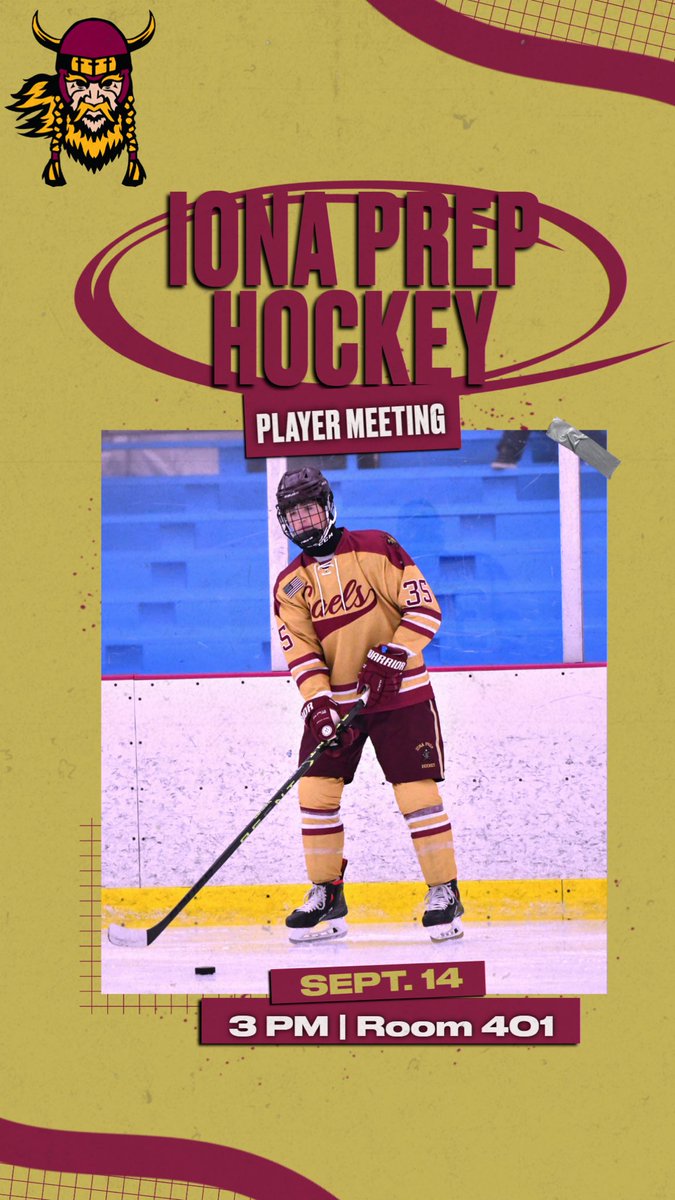 Welcome back!! We will have our first player meeting on September 14 at 3pm in Room 401.
#GoGaels🏒