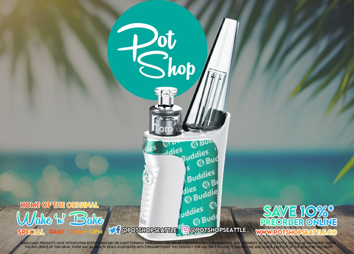 PotShopSeattle's tweet image. @BuddiesBrand #Toro #dabrig is now available at your favorite #PotShop! Stop by, say hello and grab one! #NeedWeed