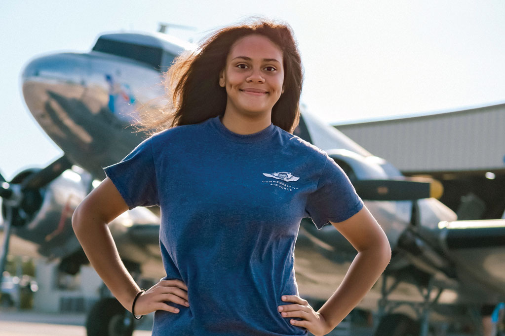 Amaris Mitchell-Ochoa has sky-high aspirations.
The 14 year old CAF cadet, and daughter of Maryum Mitchell, intends to earn a private pilot license before she graduates high school -- and this is just one of many goals. #MarbleFalls #Burnet #Kingsland ow.ly/LofL50PITox