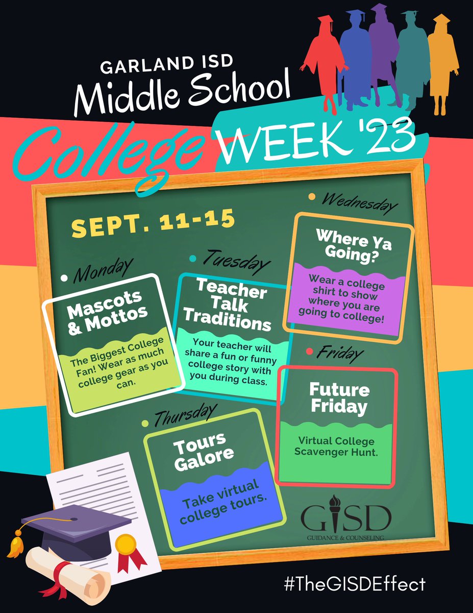 CounselingWebb's tweet photo. College Week is coming! Join in all of the fun next week! https://t.co/b0ls7ZtuxY