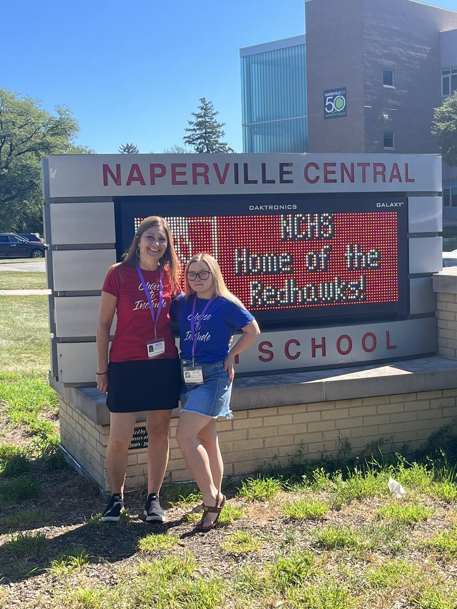 Last week we presented to Adapted PE peers (8x over 2 days!) about how to be the best peer to fellow students with disabilities. Thank you <a href="/NCHSOFFICIAL/">Naperville Central</a> and <a href="/Naperville203/">Naperville 203</a> for having us back each year! Reach out if you work in a school and want us speak to your students 😊