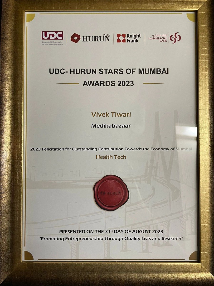 It's heartening to see how Medikabazaar is getting recognized for contributing to the economy of Mumbai metropolitan, India, Middle East market, Africa, China, Singapore, and also Rest of the world.

Our journey started with a 200 Sq ft office and now we are present in 50+ cities