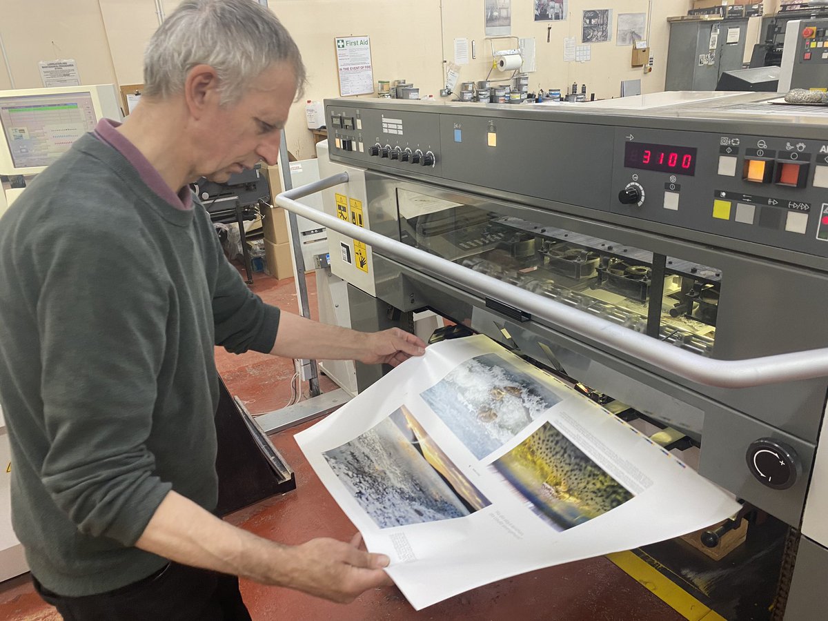 It’s been an exciting week! A lot more to say about this soon- but at last, a very, Very long running project finally running through the printers… @shetlandtimes