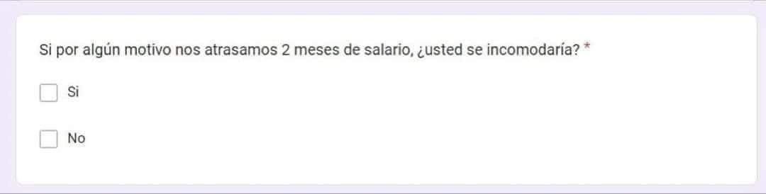 Las empresas: Los jóvenes ya no quieren trabajar.
Also las empresas: