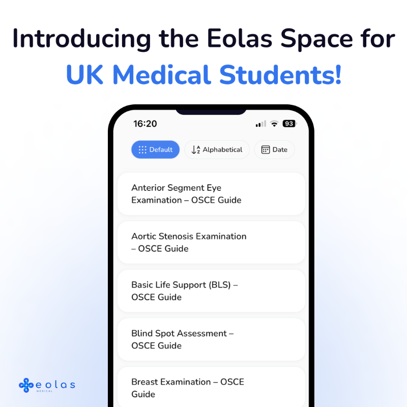 EolasMedical's tweet photo. 🩺 Calling all #MedStudents! 

Launching the ultimate study companion - Medical Students UK Eolas Space.

📚 Access OSCE &amp; revision materials.
🚀 Navigate your medical career with advice.
💬 Connect with peers for insights &amp; discussion.
💸 Wellbeing resources, and financial help.