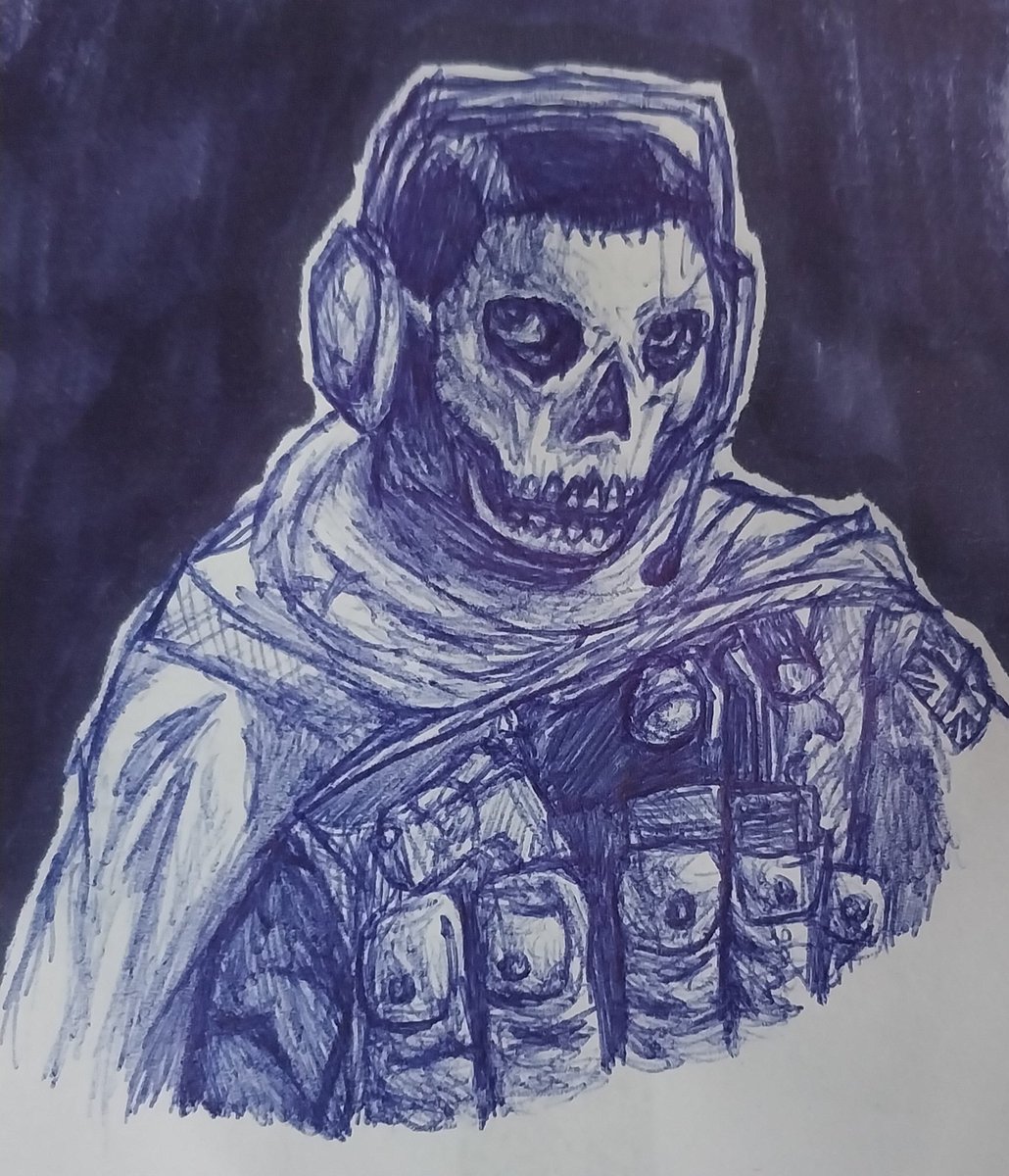 simple_gus_uwu's tweet photo. Un #sketch de #ghost #GhostSoap #ghostmw2 #cod #CallofDuty #callofdutydrawing #coddrawing #ghostdraw #art #drawing #pencil https://t.co/aiRh5bvEr6
