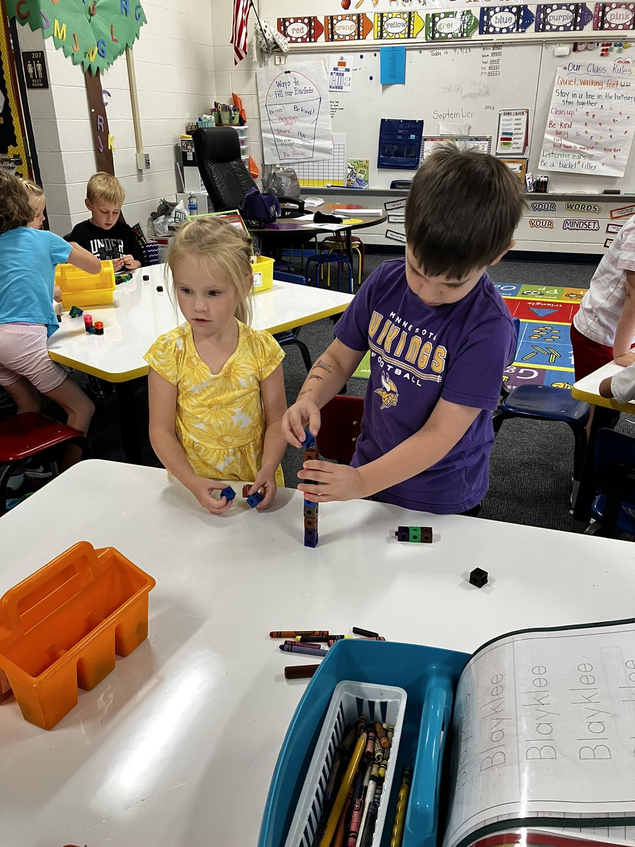 Mathematicians work together! Learning how to work as a team and build a tower taller than a box. #onechatham