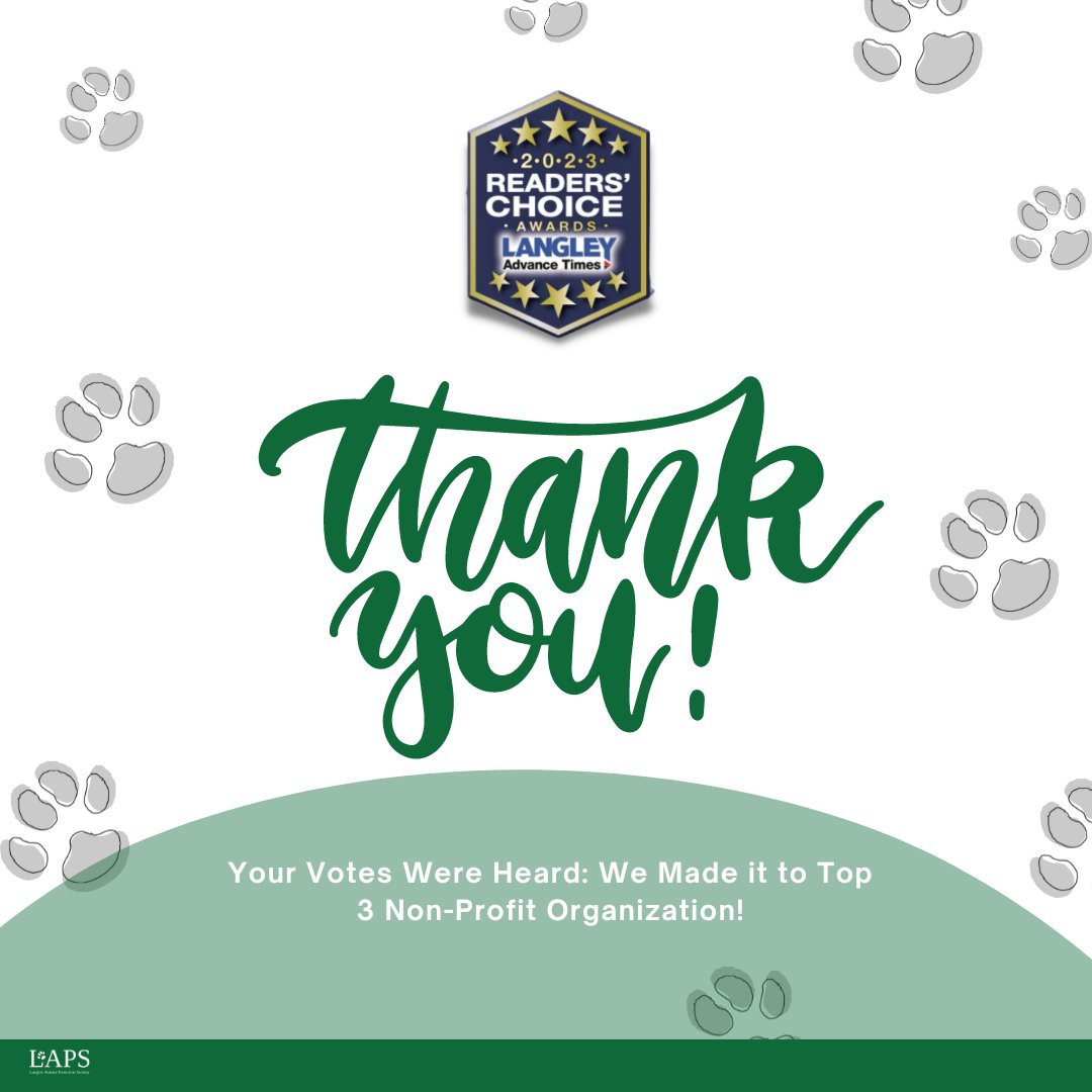 Langley Animal Protection Society tweet media