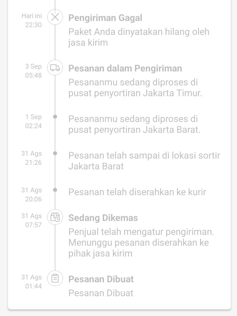 rifadhil's tweet photo. Paket bisa hilang itu gimana ceritanya ya @sicepat_ekspres ? Untung aja ini barang belanjaan, bukan barang pribadi yang berharga🙃 https://t.co/dBlFZt6YgF