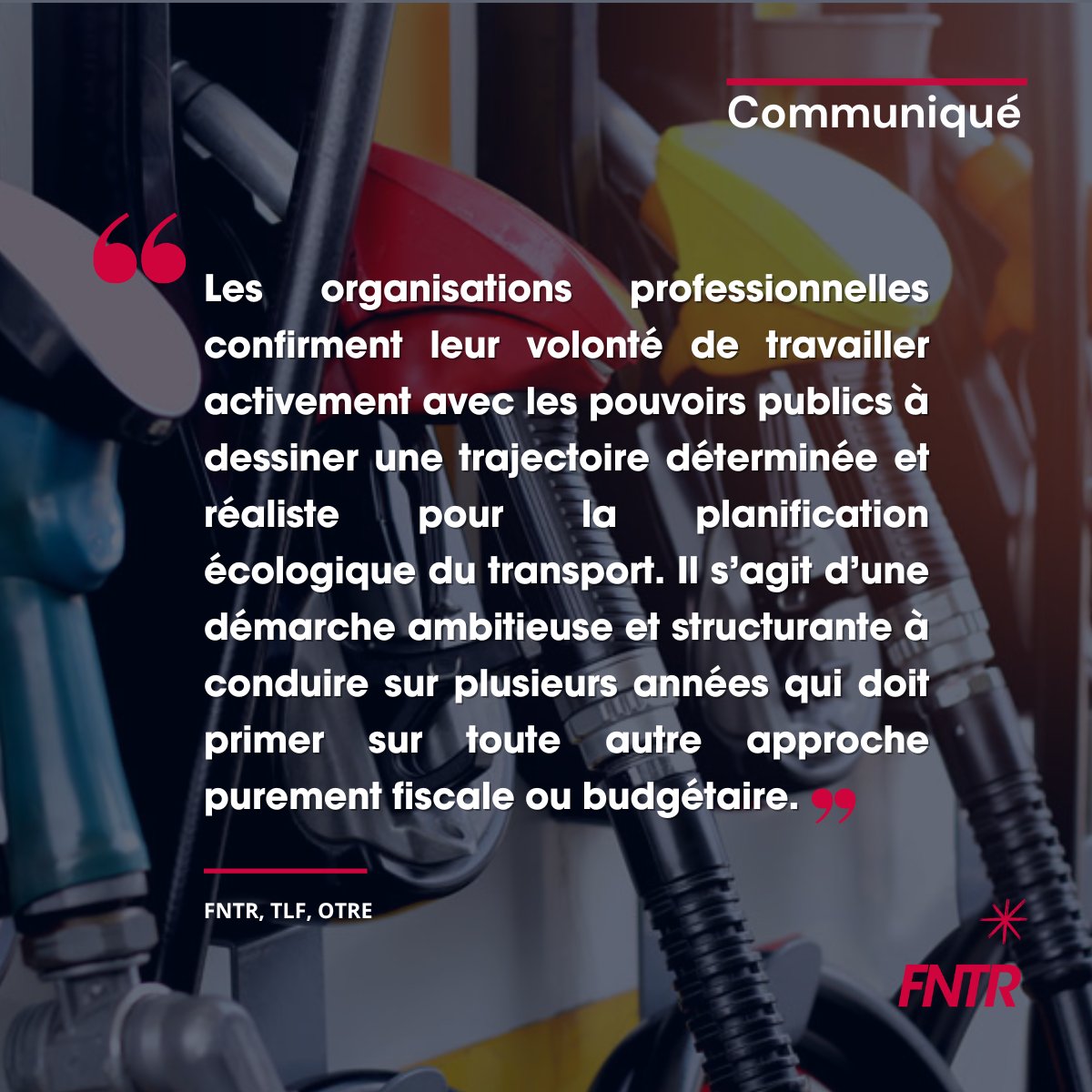 📢Fiscalité énergétique : Pas de déremboursement de TICPE en 2024, selon Bruno Le Maire, une décision attendue pour la compétitivité du secteur français du transport routier de marchandises

Retrouvez notre communiqué de presse : 
👉bit.ly/44DBXuZ