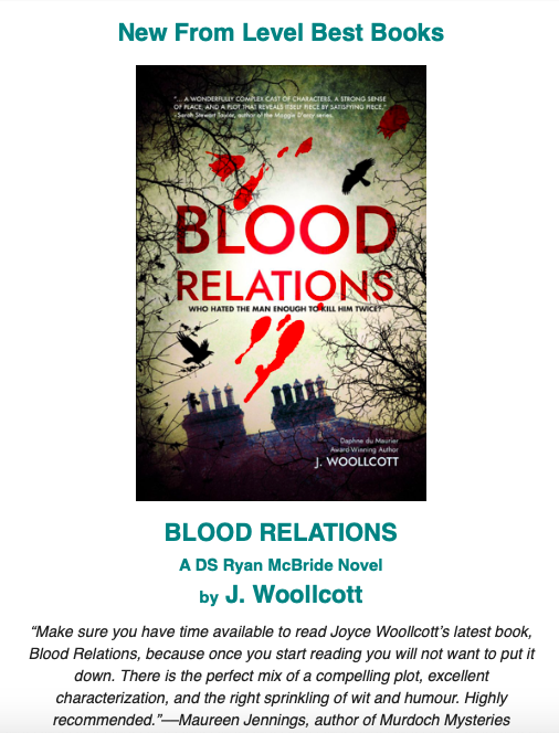 JoyceWoollcott's tweet photo. Got my official Blood Relations release notification from Level Best... No going back now! https://t.co/rxIfPTs3Th