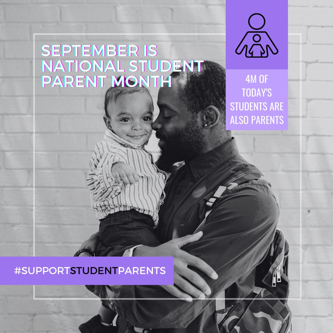 4 million of today’s students are caregivers.
Happy #NationalStudentParentMonth to the 4 million caregivers navigating #HigherEd with grit and determination. We celebrate their dedication and drive this month and always. #SupportStudentParents.

supportstudentparents.org