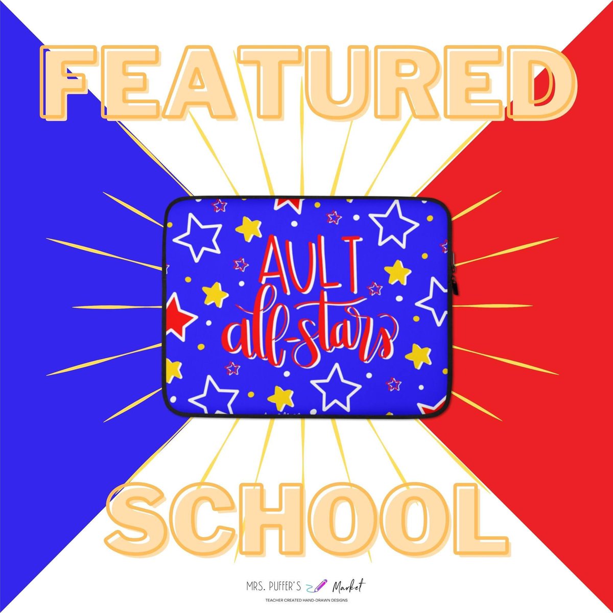 🎓 Featured School Alert! 🎓

Greetings, teachers and parents! This week, we're thrilled to showcase <a href="/AultElem/">Ault Elementary</a> ! 🏫 Shine like All-Stars in red, white, and blue!

Use code AULTALLSTARS10 at checkout to grab an amazing 10% discount on your Ault Elementary All-Stars sleeve! ⭐🎒💻