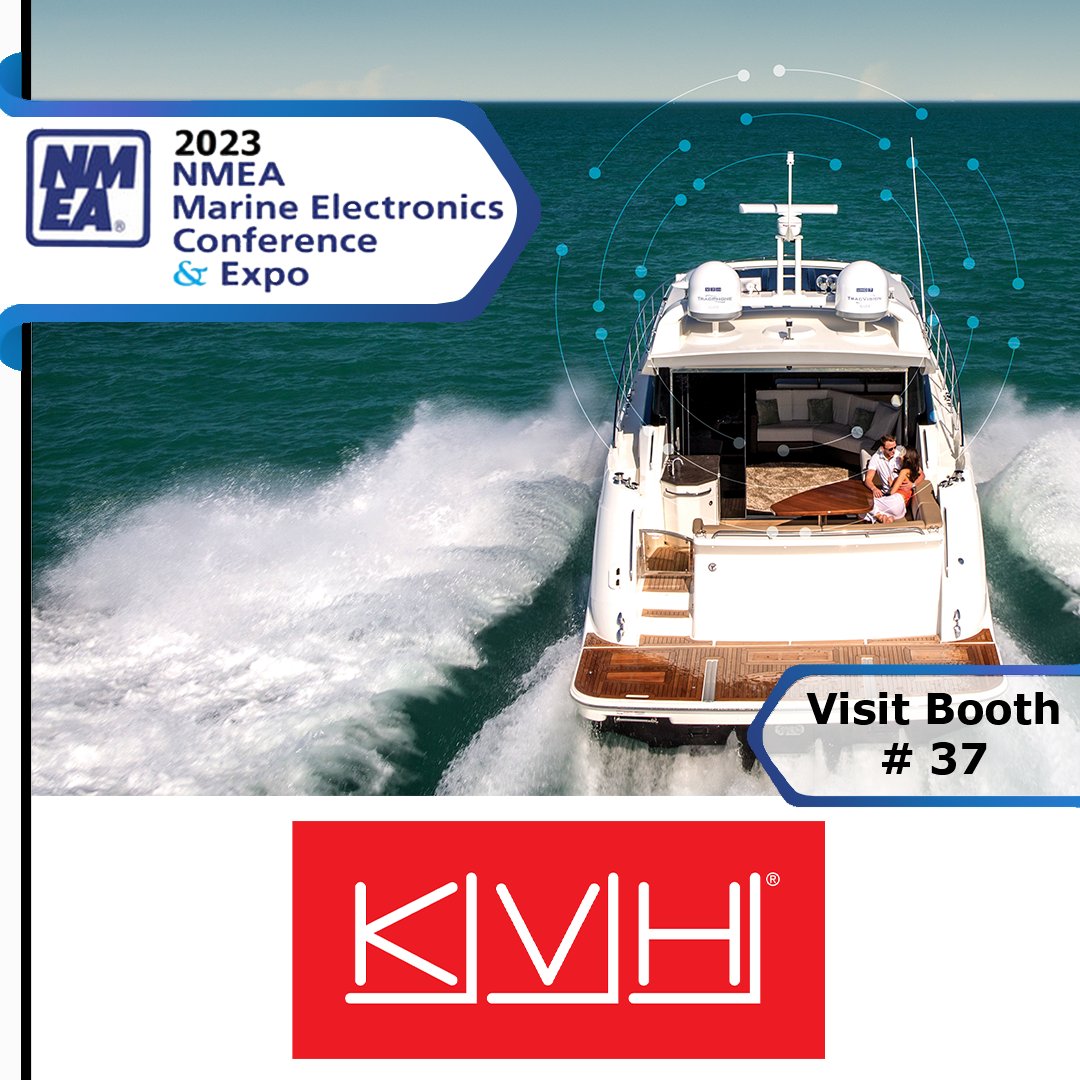 NMEA_org's tweet photo. 📢Countdown to the Conference 🛥️Visit KVH at booth 37 at the 2023 NMEA Marine Electronics Conference &amp; Expo September 18-22 in Orlando, FL ⚓ @KVH⚓ #NMEA23 #nmeaconference2023 #nmea #nmeaonboard #nmea_certifiedinstaller #onenet #nmea2000 #marineelectronics https://t.co/bB3J9haqpd